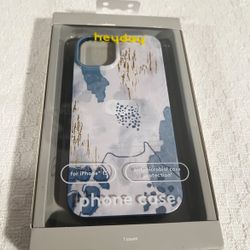 heyday Antimicrobial Phone Case For Apple iPhone 13 Blue Abstract Floral blue NEW