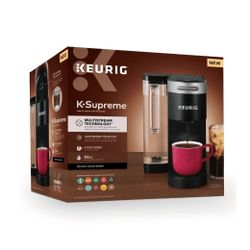 KEURIG K-Supreme Single Serve K-Cup Pod Coffee Maker, MultiStream Technology (Black)