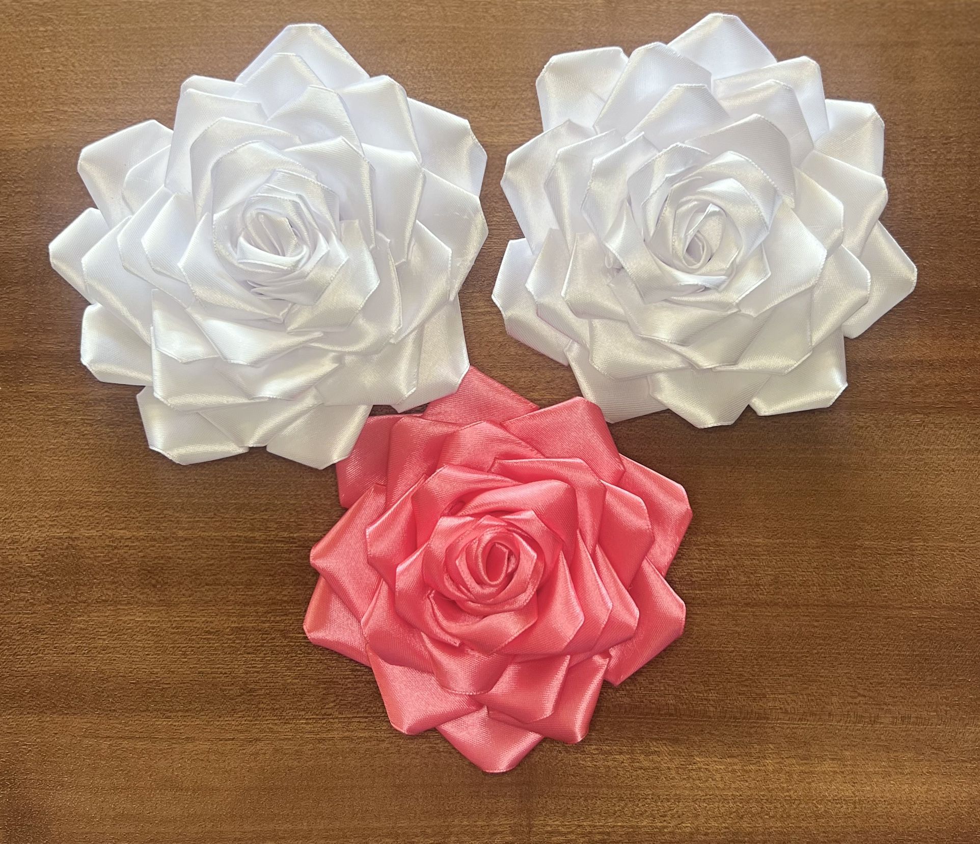 Handmade Satin Flowers