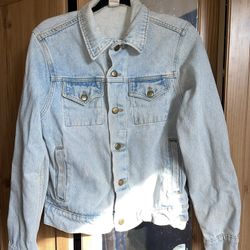American Apparel Original Unisex Blue Denim Jacket Size S