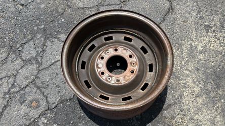 One 15x7 Inch GM Truck 6 Lug Rally Wheel For Chevy C10, K10, or K5