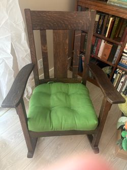Antique Mission Oak Rocking Chair
