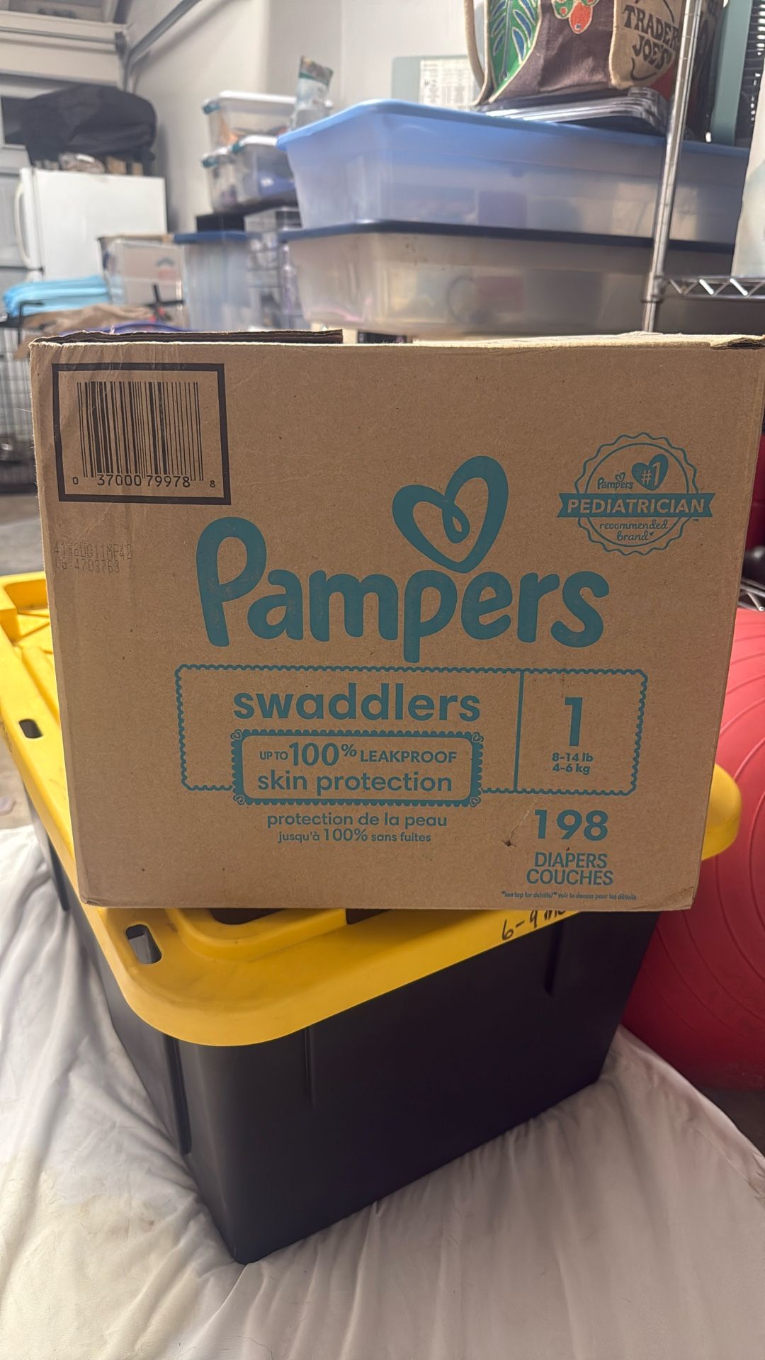 Pampers Size 1 Count Of 198