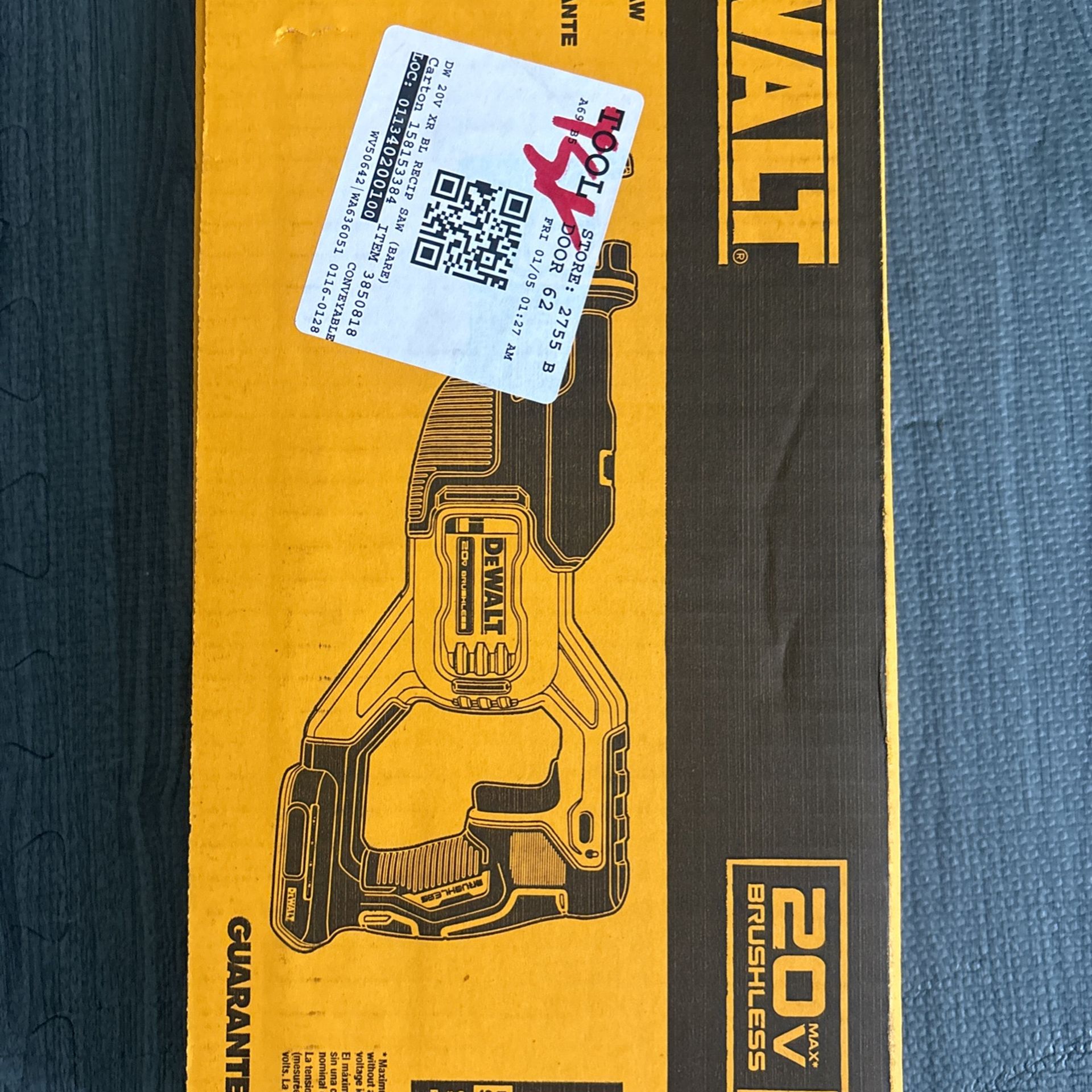 Dewalt Reciprocating saw (tool Only)