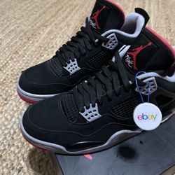 Jordan 4 Bred 2019 Size 10.5