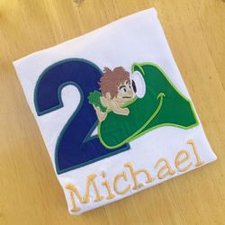 Good Dinosaur Custom Embroidered Birthday Shirt