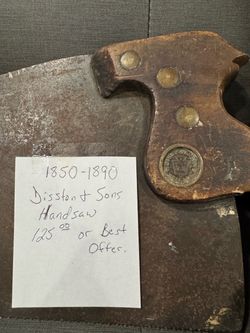 Disston & Sons antique handsaw