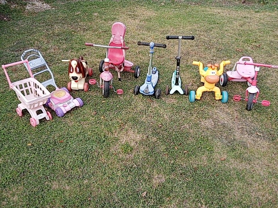 used outdoor toys take all for $20