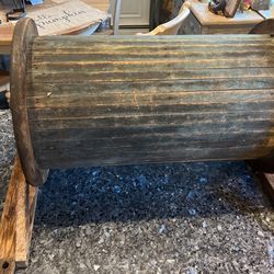 Antique Wooden Hose Reel