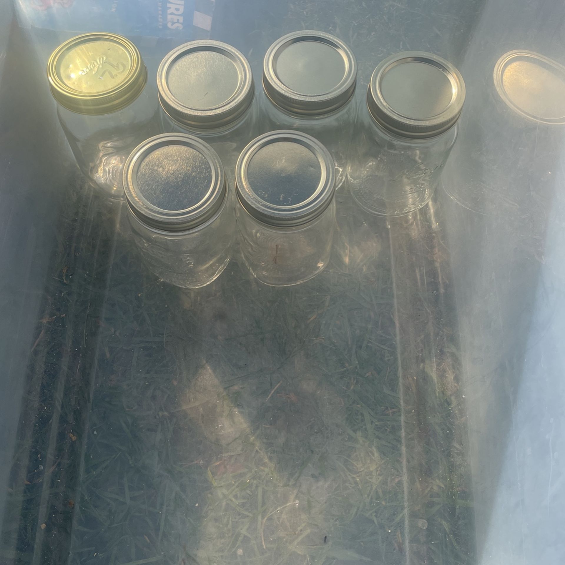 6 Mason Jars