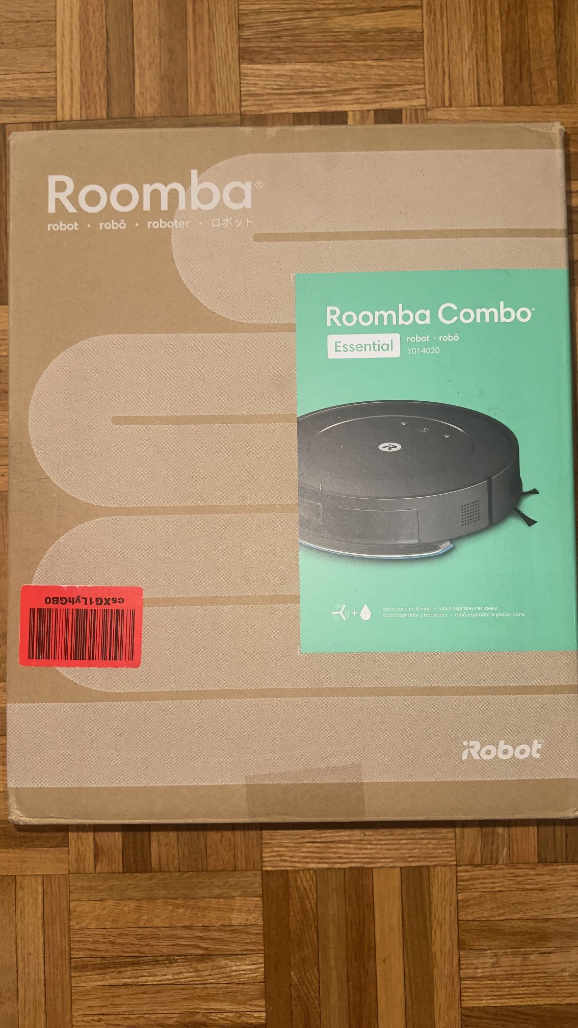 iRobot - Roomba Combo Essential robot vacuum and mop (Y0140) - Black