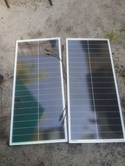 12/18v 100w solar panels