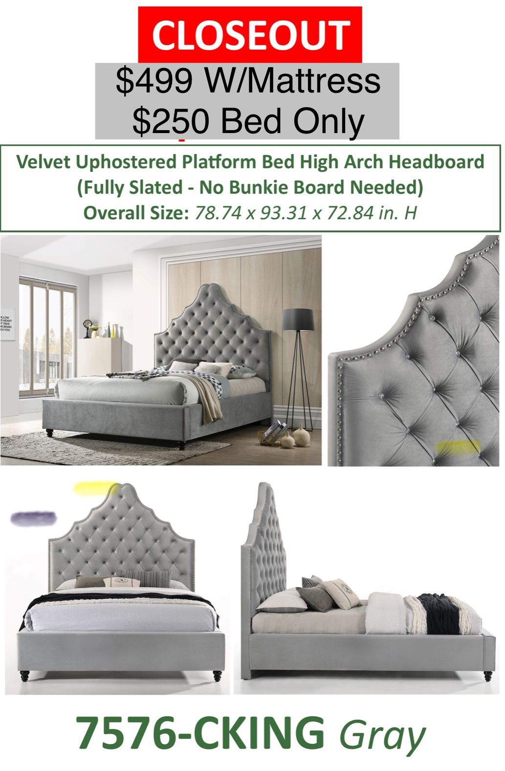 Cama Nueva California Calking. Quedan Solo 2.