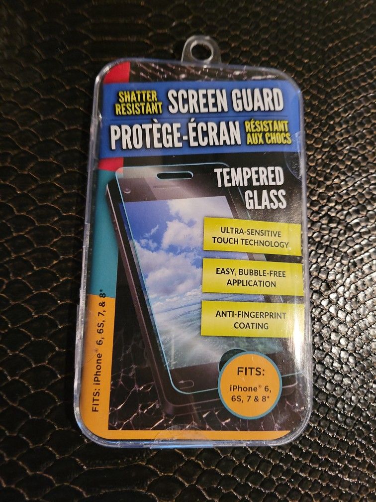 iPhone 6,7,8 Tempered Glass Screen Protector 