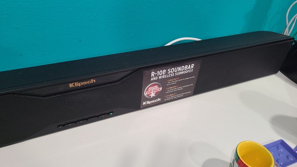 Klipsch R-10B Bluetooth Soundbar with Wireless Subwoofer