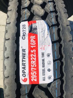 Commercial truck tires. Llantas para camión y traila. Drives