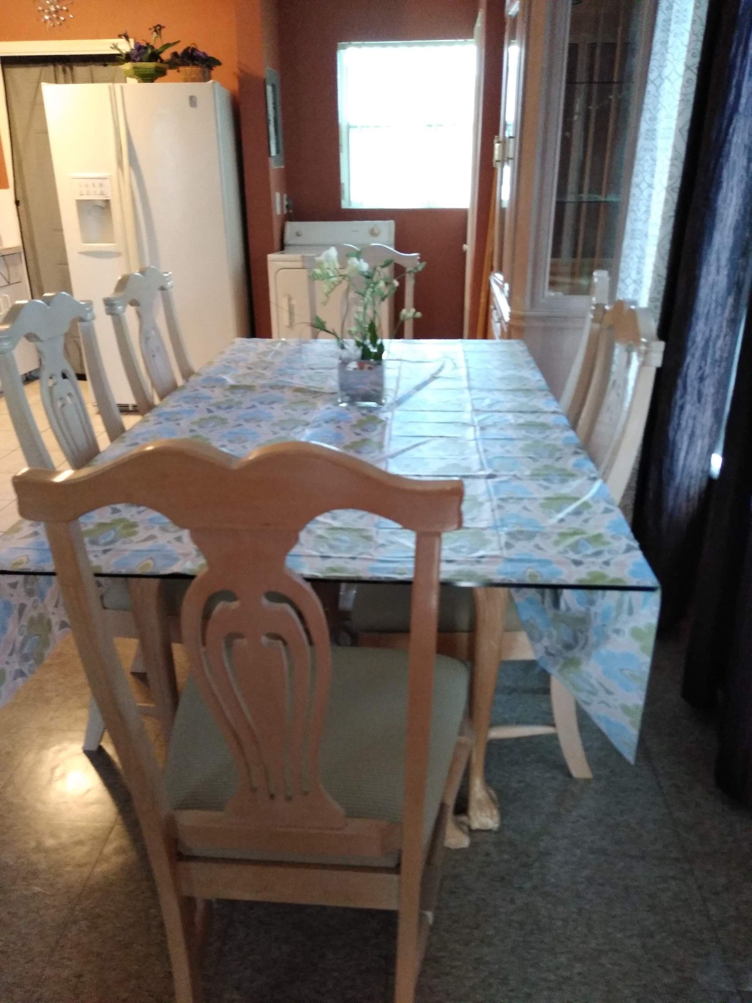 Dining room table and China cabinet