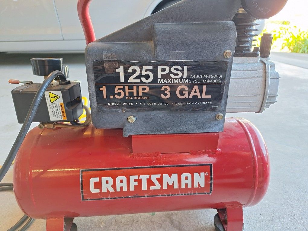 Craftsman 3 Gallon Garage Air Compressor