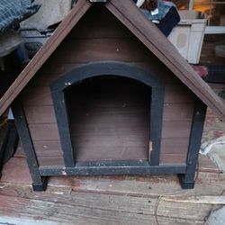 Wooden Doghouse