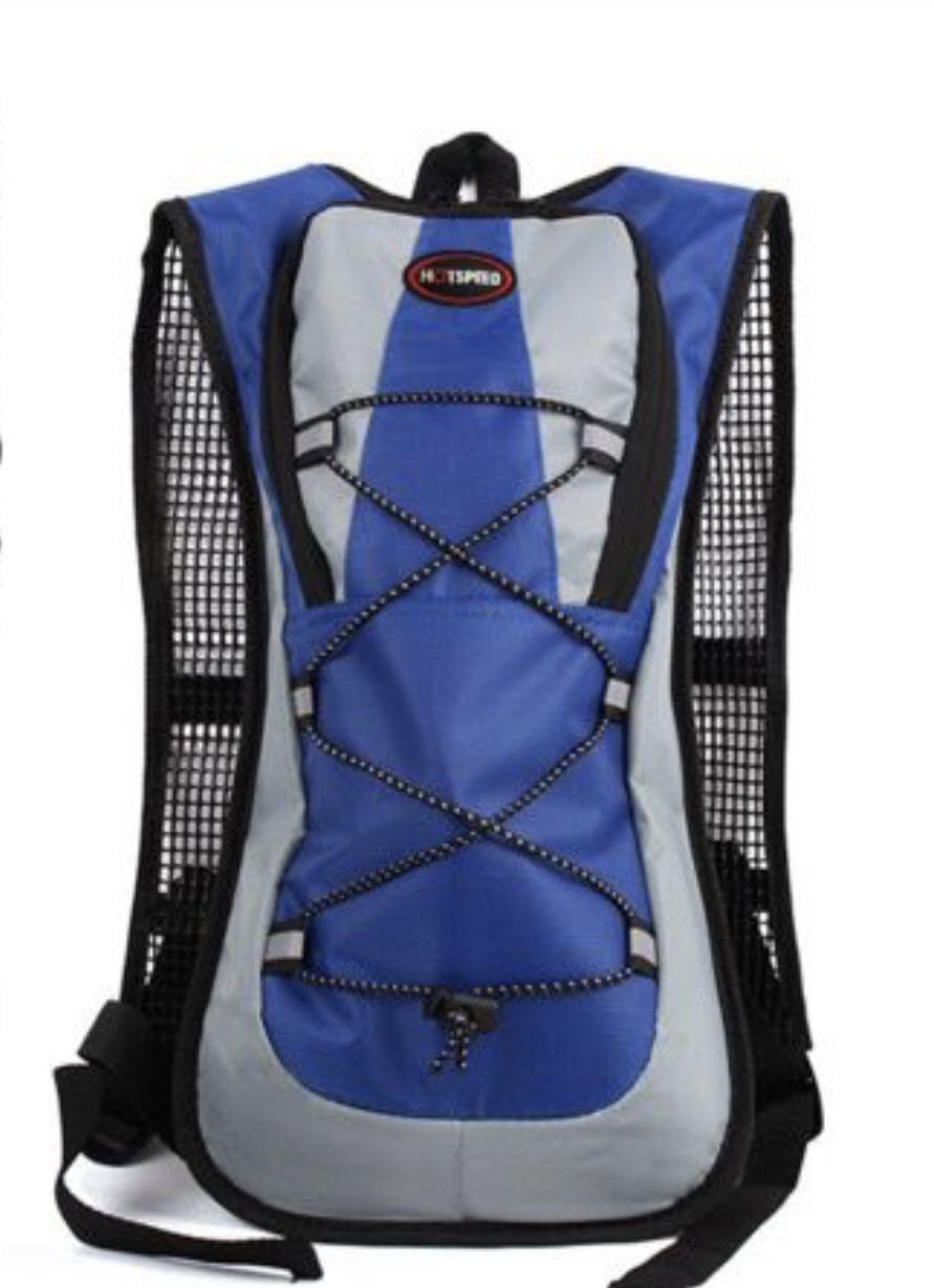 Hydration pack with 2L water bladder ( great for hiking)