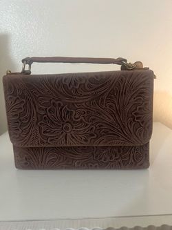 Leather handbag