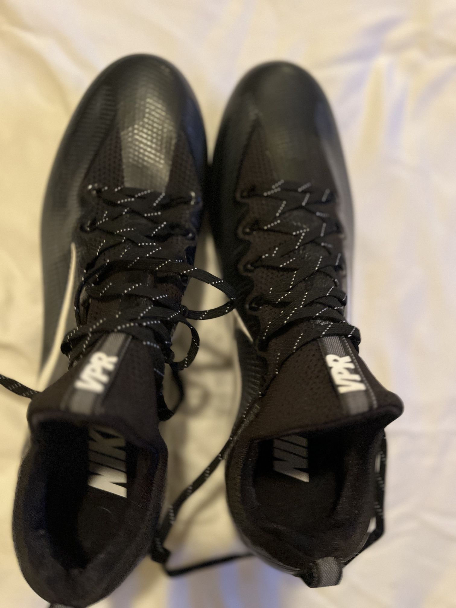 Never Worn Black Nike Vapor Cleats