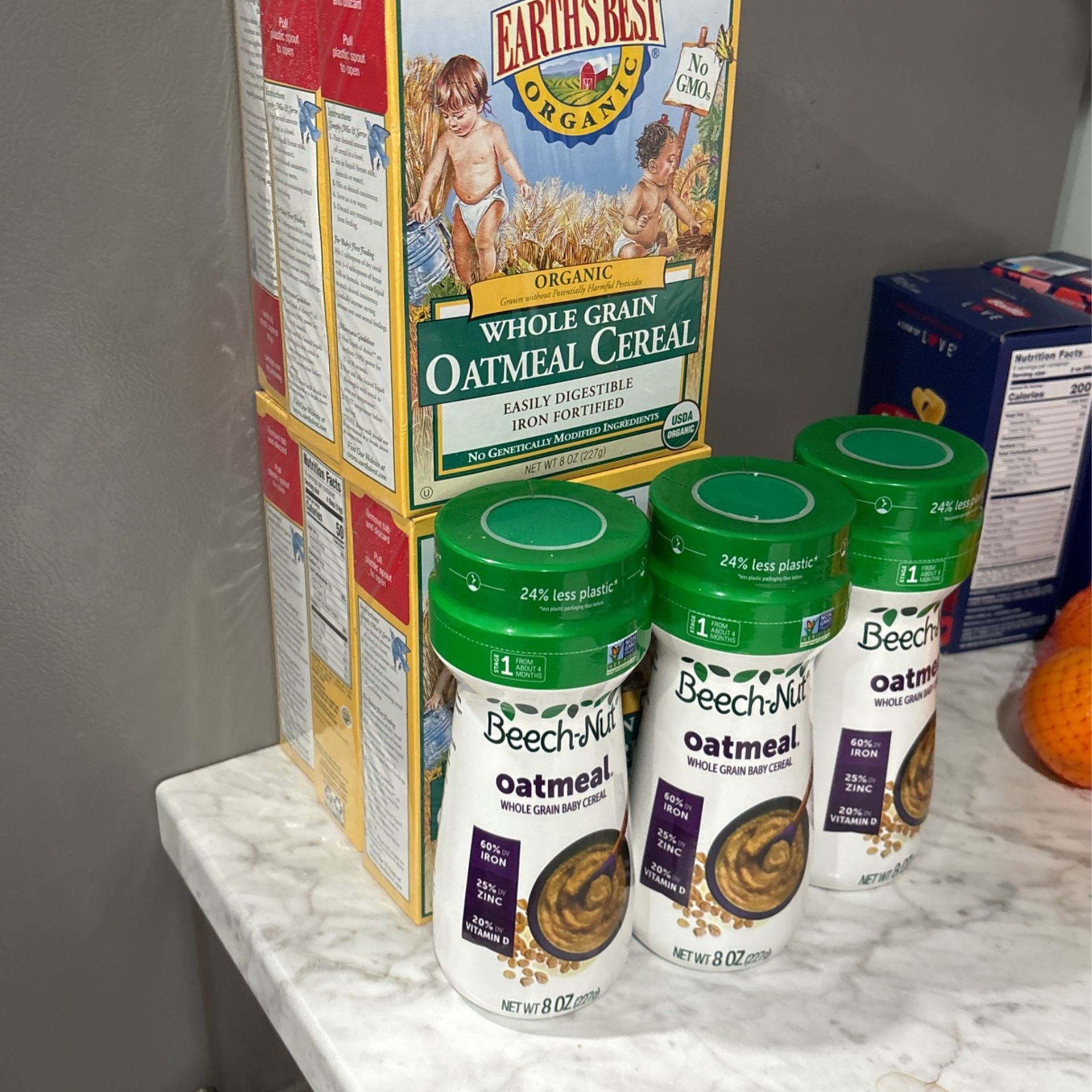 Baby Cereal And Food Jars