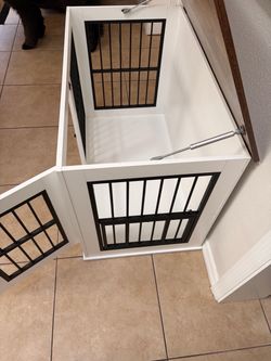 Furniture-Style Dog Crate with Lift-Top
