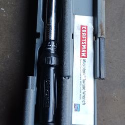 Craftsman 44595 1/2 Drive Torque Wrench with Case