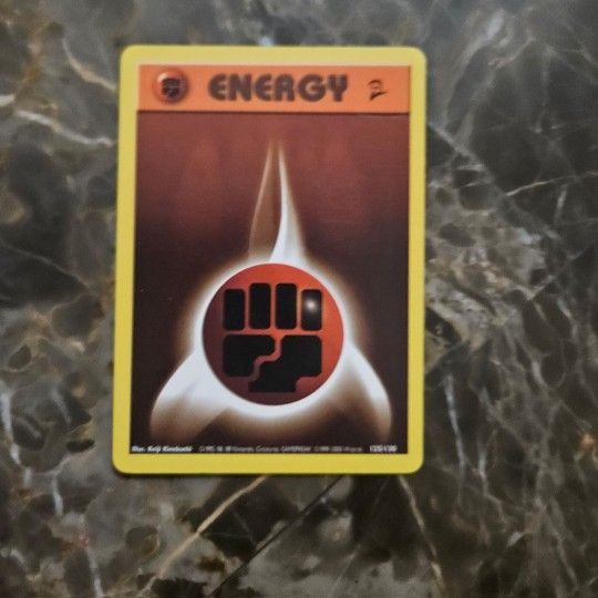 Pokemon Base Set 2 Fighting Energy