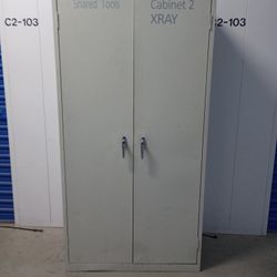 2 Doors Metal Cabinet $220 Each 3 Available 