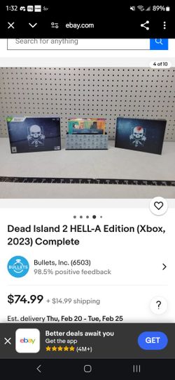 Dead Island 2 Hell A Edition For Xbox Series X And Xbox 1 Complete