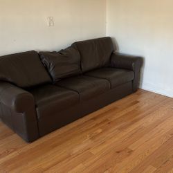 IKEA Extorp Leather 3 Seat Sofa