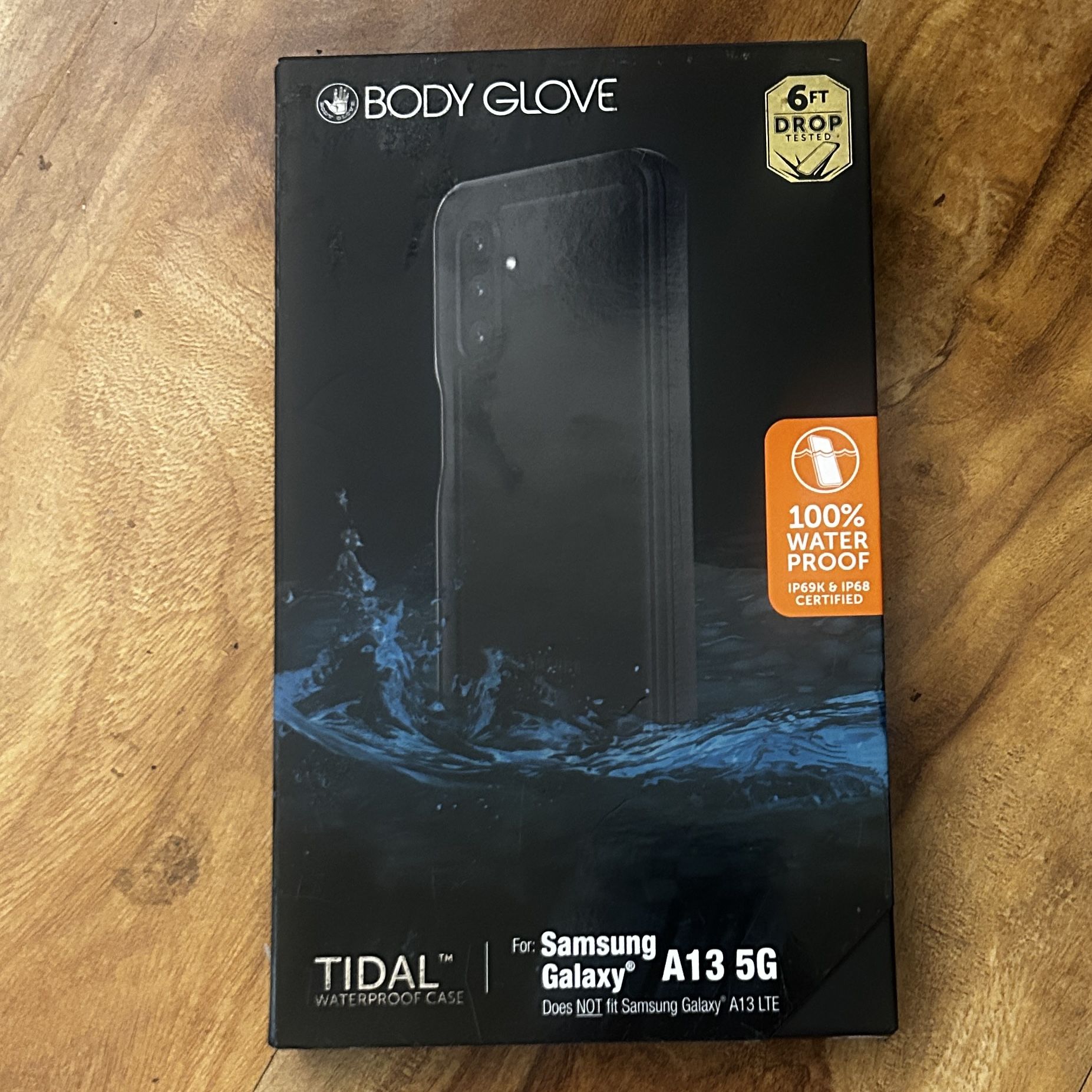Tidal Body Glove Waterproof Case Samsung Galaxy A13 5G Black Case Brand New Apple Iphone