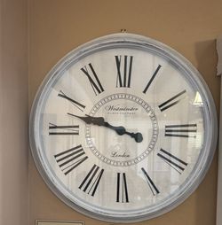 Large Beautiful Coastal / Shabby Chic Clock