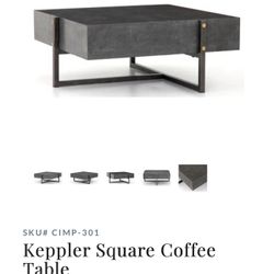 Keppler Square Coffee Table - Four Hands