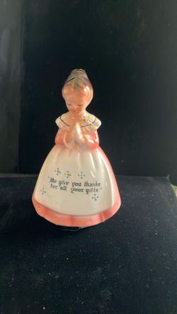 Vintage Enesco Praying Salt Shaker