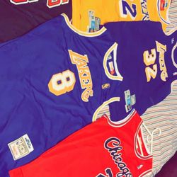 NBA Jerseys Lakers,bulls Sizes XL