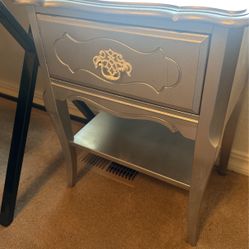 Silver End Table