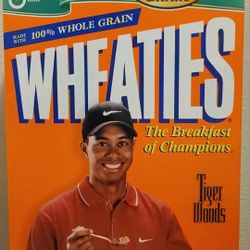 Wheaties Cereal Box Vintage TIGER WOODS 