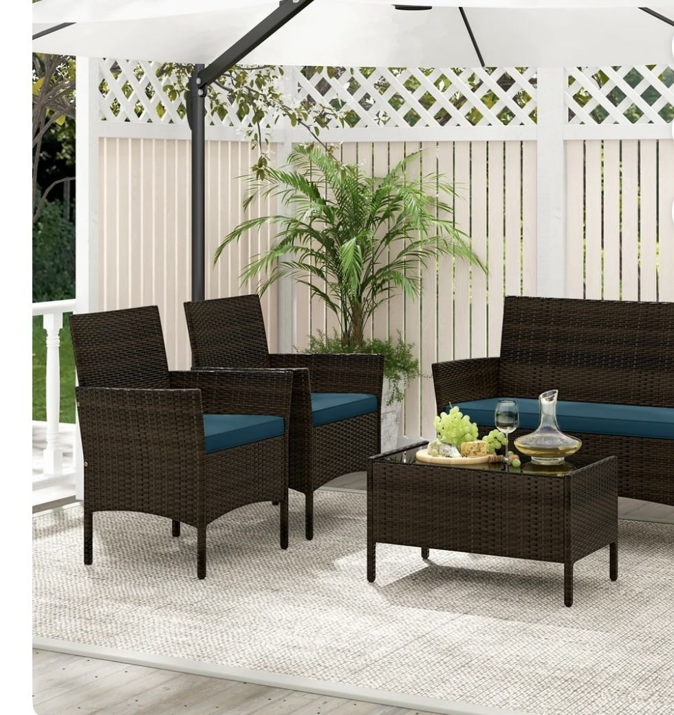 4 Piece Patio Set