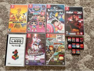 Nintendo switch games 10 each