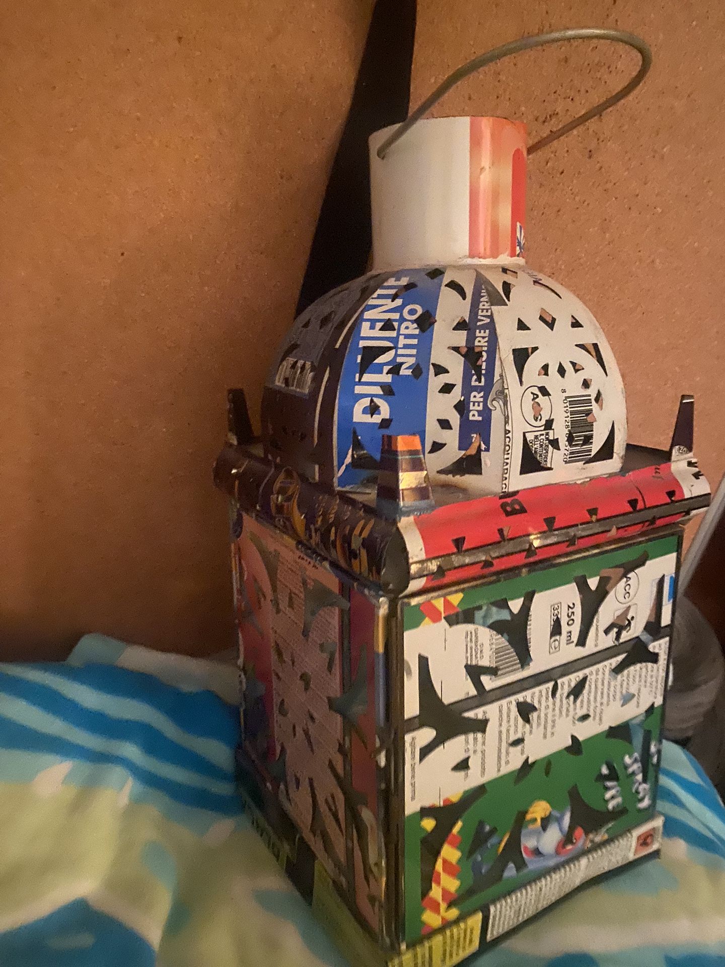 Metal Cut Out Lantern