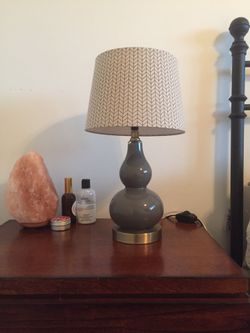 Grey table lamp
