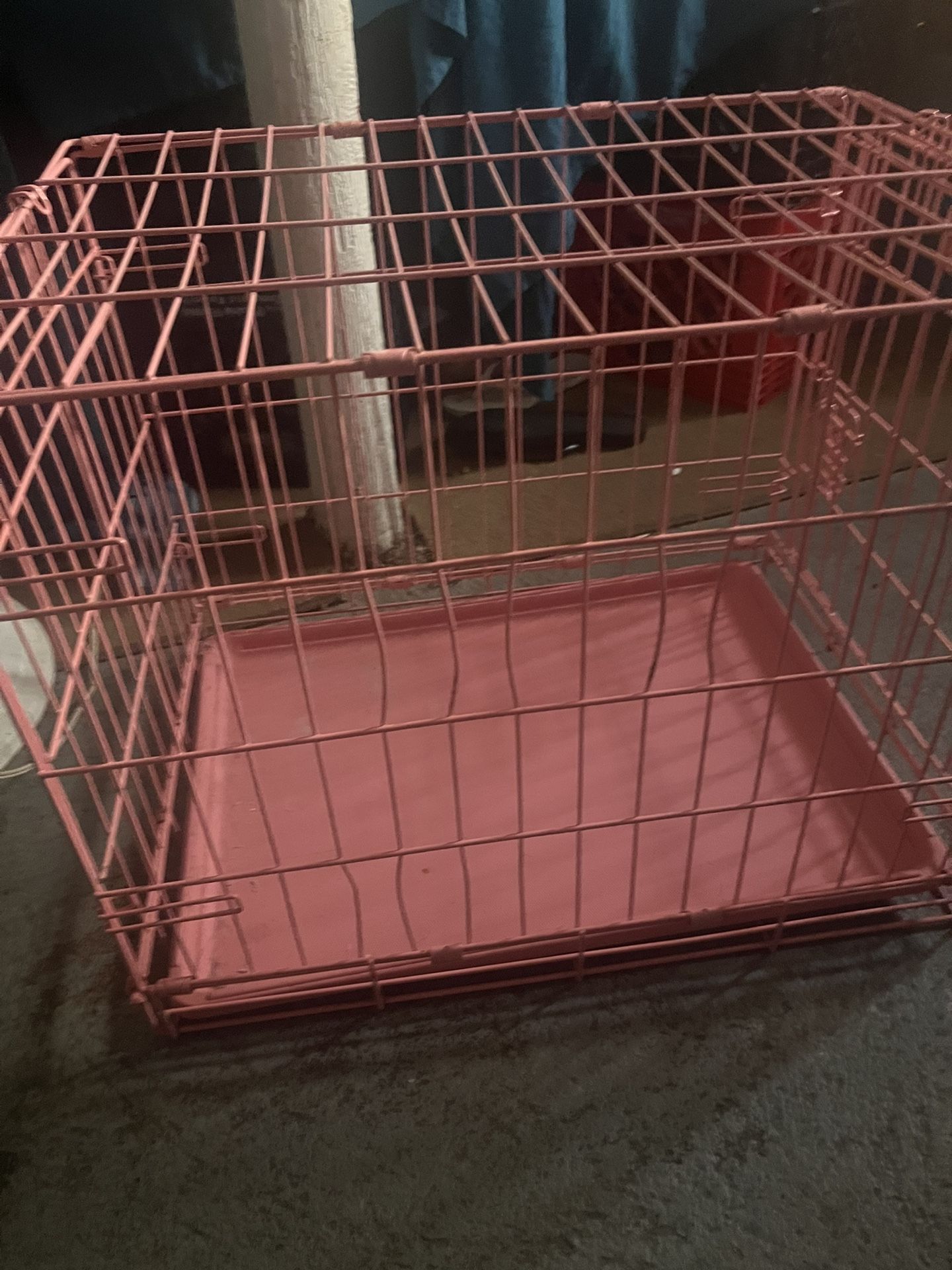 Pink Dog Cage