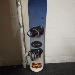 Snowboard With Bindings 