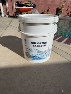 3  inch chlorine tablets  55 lbs