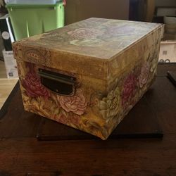 Flower 3 Set Storage Boxes  with Handles