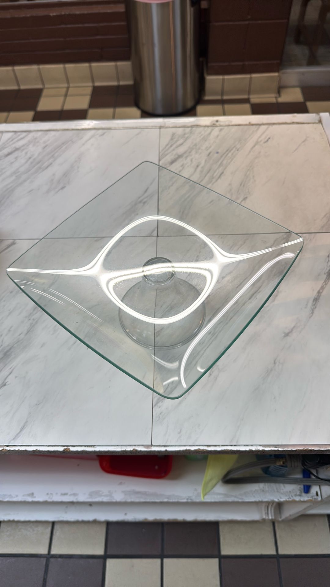 Glass Dessert Platter Set Of 4