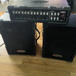 Harbinger HA80 Portable PA System